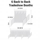 Trade Show Booth Package - 6 "Back-to-Back" Trade Show Booths