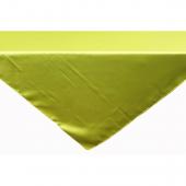 Sleek Satin Tablecloths 72" Square - Apple Green