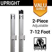 Valu Series - 7-12ft Adjustable Slip-Fit 1.5" Upright