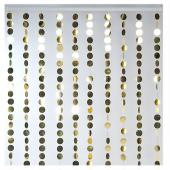 Decostar™ Spangles PVC Circles Beaded Curtain - Gold