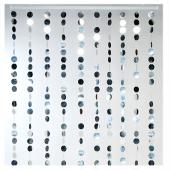 Decostar™ Spangles PVC Circles Beaded Curtain - Silver