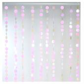 Decostar™ Spangles PVC Circles Beaded Curtain - Iridescent