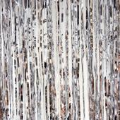 Decostar™ Sparkling Metallic Foil Fringe Curtain 96" 12 Pieces - Silver