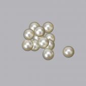 Decostar™ 1 lb Bag Pearl Beads No Hole For Table Scatters Full Round 20mm - Ivory