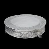 Decostar™ Aluminum Round Cake Stand - 22"