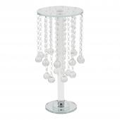 Decostar™ Round Crystal Centerpiece w/ Crystal Strands - 18"