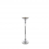 DECOSTAR™ 23¼ Metal Centerpiece Stand with Crystal Accent - Silver