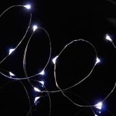 Decostar™ LED Fairy Wire Lights Waterproof - 91" Long - 24 Strands - White