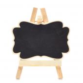 Chalkboard Easel Name Card / Place Holder - 5" x 4" - 36 Pieces - Natural Wood