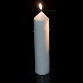 Decostar™ Pillar Candle 9" - Case of 12 - White