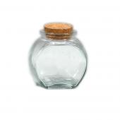 Decostar™ Glass Bottle with Cork Stopper 2 ¾" - 96 Pieces