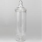 Decostar™ Tall Apothecary Glass Jar w/ lid 21"- 12 Pieces