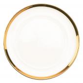 Decostar™ Glass Charger Plate 13" - 8 Pieces- Gold