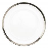 Decostar™ Glass Charger Plate 13" - 8 Pieces- Silver