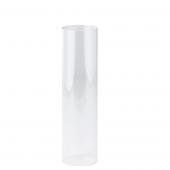 Decostar™ Open-Ended Glass Candle Shade Tube- 18" - 16 Pieces
