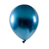 Chrome Latex Balloon 5" 50pc/bag - Blue
