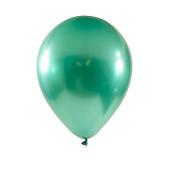 Chrome Latex Balloon 10" 50pc/bag - Green