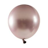 Chrome Latex Balloon 5" 50pc/bag - Pink