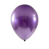 Chrome Latex Balloon 10" 50pc/bag - Purple
