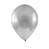 Chrome Latex Balloon 10" 50pc/bag - Silver