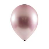 Chrome Latex Balloon 12" 50pc/bag - Pink