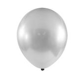 Chrome Latex Balloon 12" 50pc/bag - Silver