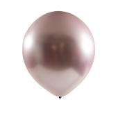 Chrome Latex Balloon 18" 10pc/bag - Pink