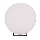 7ft Round Backdrop Set with White Cover and Carrying Bag