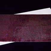 DISCONTINUED - DecoStar™ Adhesive Rhinestone Mesh Sticker Sheets - 20" - Dark Red