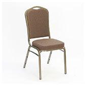 Axiom™ Crown Back Banquet Chair With Copper Vein Frame - Copper