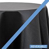 Black - Royal Slub Designer Tablecloth - Many Size Options