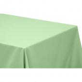 90" x 156" Rectangular 125-130 GSM Polyester Tablecloth - Mint Green