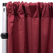 Royal Slub Drape Panel - 100% Polyester - Chestnut