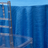 TURQUOISE - *FR* Crushed Taffeta Tablecloth by Eastern Mills - Many Size Options