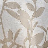 Taupe Elf Leaf Curtain Panel w/ 4" Rod Pocket - 113" Wide - Many Size Options