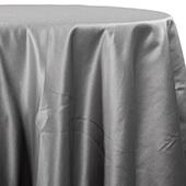 Grey - Lamour Matte Satin "Satinessa" Tablecloth - Many Size Options