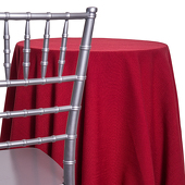 Paprika - Designer Heavy Avila Linen Broad Tablecloth by Eastern Mills - Many Size Options