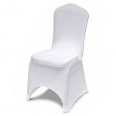 210 GSM Better Quality/Best Value Spandex (Lycra) Banquet & Wedding Chair Cover By Eastern Mills - White