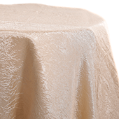 Champagne - *FR* Crushed Tergalet Tablecloth by Eastern Mills - Many Size Options