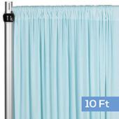 50% OFF LIQUIDATION – 4-Way Stretch Spandex Drape Panel - 10ft Long x 60 inches width - Baby Blue