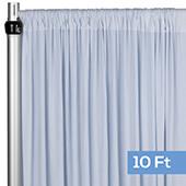 50% OFF LIQUIDATION – 4-Way Stretch Spandex Drape Panel - 12FT Long x 60 inches width - Dusty Blue