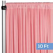 4-Way Stretch Spandex Drape Panel - 10ft Long - Dusty Rose/Mauve