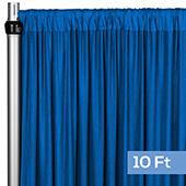 4-Way Stretch Spandex Drape Panel - 10ft Long - Royal Blue