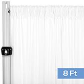 4-Way Stretch Spandex Drape Panel - 8ft Long - White
