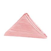 Accordion Crushed Taffeta Napkin - 20"x20" - Dusty Rose/Mauve