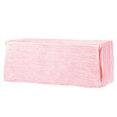 Accordion Crushed Taffeta - 90"x132" Rectangular Tablecloth - Pink