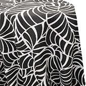 Amazonia Reversible Tablecloth by Eastern Mills - Black/White - Many Size Options