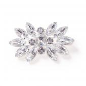 DecoStar™ Acrylic Diamond Star-Burst Brooch in Silver