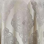 Silver Royal Belle Curtain Panel w/ 4" Rod Pocket - 110" Wide - Many Size Options