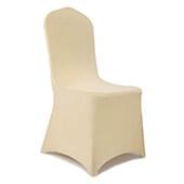 200 GSM Grade A Quality Spandex (Lycra) Banquet & Wedding Chair Cover By Eastern Mills in Champagne Color